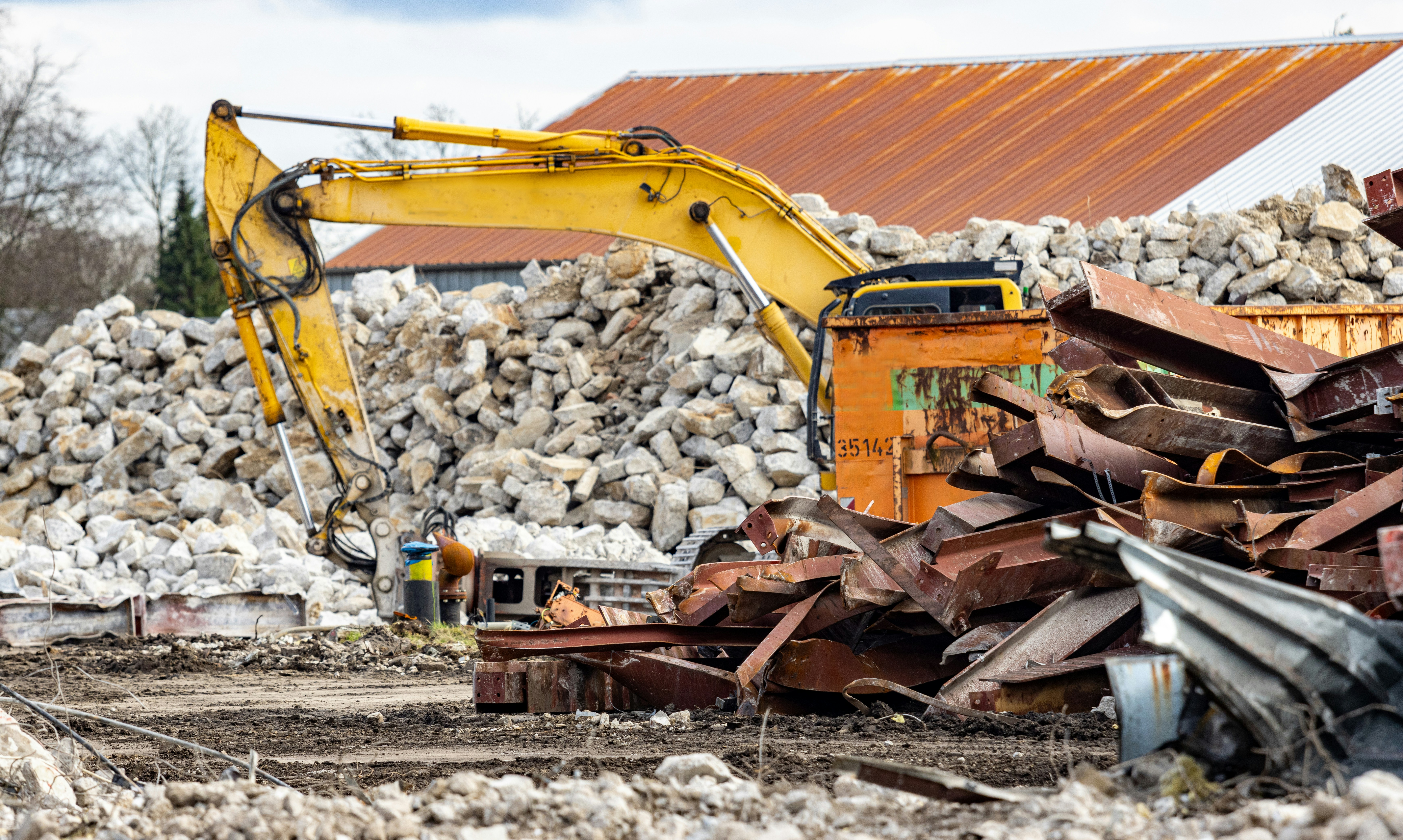 Concrete demolition project